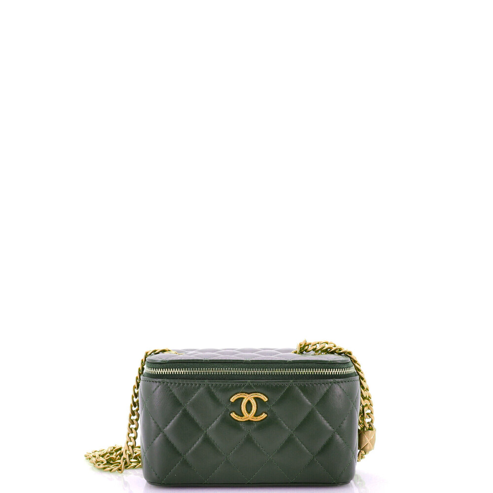 Chanel Small All Slide Long Vanity Case with Chain